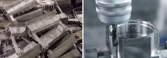 噴砂、攻牙、拋光